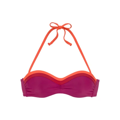 Abbildung von s.Oliver Bikinitop, Damen, Größe: 42xB, Berry orange