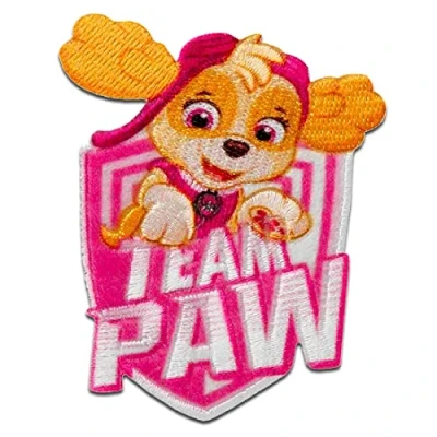 Abbildung von Paw Patrol © Team Skye Aufnäher/Bügelbild / Aufbügler/Applikationen/zum aufbügeln/Applikation/Patches/Flicken