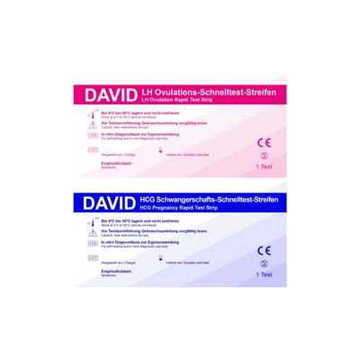 Abbildung von David Ovulationstest 100x 10miu/ml +10 SW Streifen
