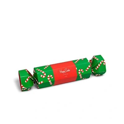 Abbildung von Happy Socks Adventskalender Limited Edtition 2018, Holiday Candy Cane Cracker 2 pack, 36 40