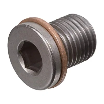 Abbildung von FEBI BILSTEIN 104487 Ölablaßschraube Stahl 8 mit Dichtring SEAT: Ibiza 4 Schrägheck, Sportcoupe, 3 Schrägheck