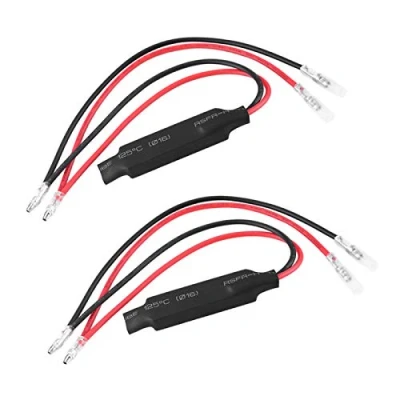 Abbildung von Gugxiom Motorrad Blinker, Widerstand LED Anzeige 12V 10W Blinker Lastanzeige Lastwiderstand Fix Fehler Flash Controller