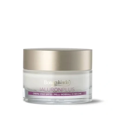 Abbildung von Bottega Verde Ialuron Plus Gesichtsbehandlung, Filler Effekt* mit Hyaluronsäure und weißen Blütenextrakten, SPF15 (50 ml) normale bis trockene Haut
