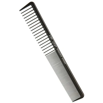 Abbildung von Hercules S&auml;gemann Wolf 37 Antibacterial A 603 Schwarz Haarschneidekamm 7 1/2 Zoll