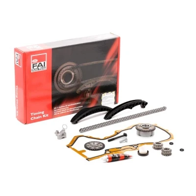 Abbildung von FAI AutoParts TCK211VVT Steuerkettensatz mit Dichtungen, Zahnrädern Simplex, Kette geräuscharm VOLKSWAGEN: Scirocco III, Touran I, GOLF 6