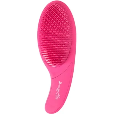 Abbildung von Nascita Detangler Wet &amp; Dry Haarbürste ohne Ziepen, für Damen, Herren und Kinder, Schmerzlos Entknoten alle Haartypen, Entwirrbürste Nasses Trockenes Haar Hair Brush Pink