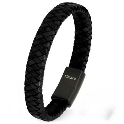 Abbildung von Simaru Lederarmband Narvik, Qualität Made in Germany