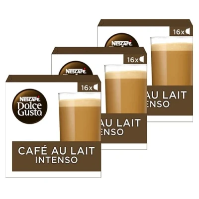 Abbildung von Nescafé Dolce Gusto capsules Café Au Lait Intenso 48 koffiecups geschikt voor koppen koffie cups