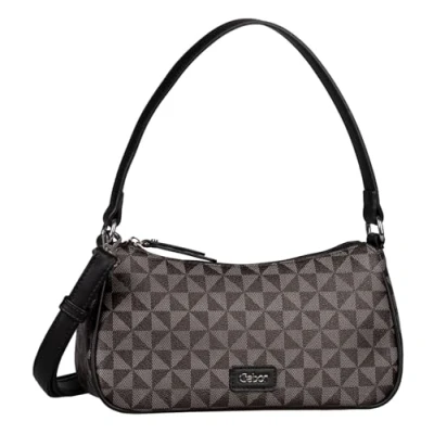 Abbildung von Gabor Schultertasche &quot;Barina&quot;, mit besonderem grafischen All Over Druck und Glattlederoptik Details
