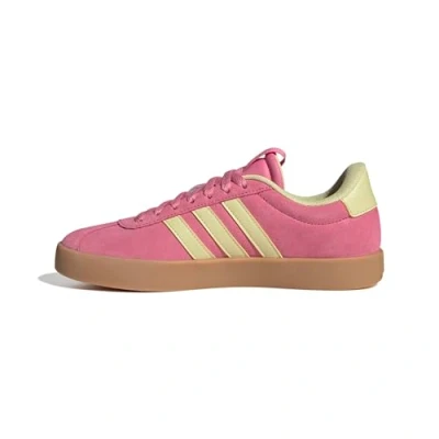Abbildung von adidas Vl Court 3.0 Shoes Damen Schuhe, Pink Fusion Powder Yellow Gold Met, 42 EU