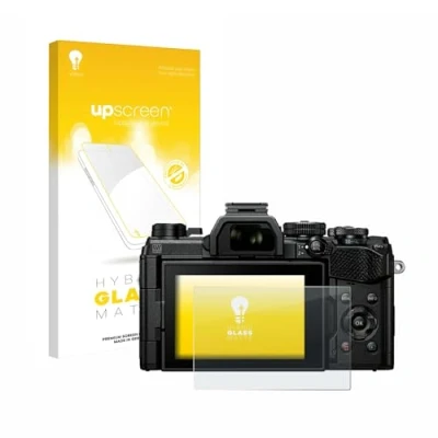 Abbildung von upscreen Entspiegelungs Schutzglas für Olympus OM System 5 Schutzfolie Matt, Glas Folie [mattierend, 9H Panzerschutz, Anti Fingerprint]