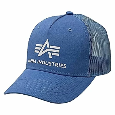 Abbildung von Alpha Industries Basic Trucker Unisex Cap, Größe: One Size, Light blue
