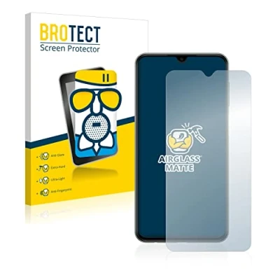 Abbildung von BROTECT Entspiegelungs Schutzglas für Samsung Galaxy M33 Schutz Folie Panzerfolie Glas Matt [Extrem Kratzfest 9H, Anti Reflex, Fingerprint]