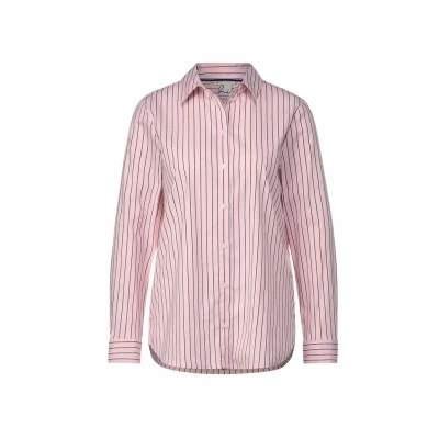 Abbildung von Street One Streifen Hemdbluse, Damen, Größe: 34, Rosa