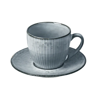 Abbildung von Broste Copenhagen Nordic Sea Tasse m. Untertasse 0,15 l