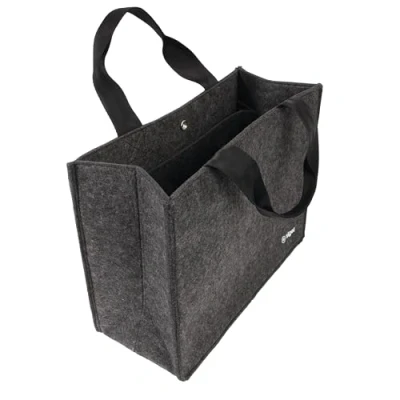 Abbildung von Sigel Desk Sharing Bag Basic M recycelter PET Filz 360x280x150mm dunke