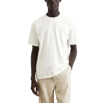 Abbildung von Marc O&#039;Polo Short Sleeve CREW NECK Artwork Tshirt print, Herren, Größe: 3XL, Egg white