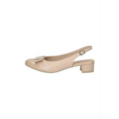 Abbildung von Caprice Damen Slingpumps mit Schleife Elegant, Beige (Beige Comb I), 37.5 EU