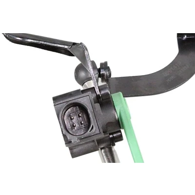 Abbildung von METZGER 0901419 Sensor, Xenonlicht (Leuchtweiteregulierung) Vorderachse rechts mit Koppelstange, Halterahmen VOLKSWAGEN: Passat B8 Variant