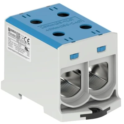 Abbildung von OTL isoleret universal klemme aluminium/kobber 2*(35 240) mm2 blå