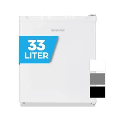 Abbildung von Heinrich&#039;s Gefrierschrank Mini Gefrierbox HGB 5088 W, 51 cm hoch, 44 breit, Kühlbox 40db 33 Liter bis zu 18 Grad
