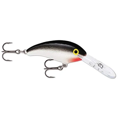 Abbildung von Rapala Unisex Adult Shad Dancer Angelköder Angelzubehör aus Balsaholz Süßwasser Schleppköder Lauftiefe 3 4,2m Fischköder 7cm, 15g Hergestellt in Estland Silver