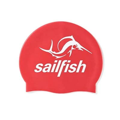 Abbildung von sailfish® Silikon Badekappe 100% aus Silikon, Unisex für Frauen und Männer Weiche &amp; komfortable Schwimmkappe Langlebige Classic Designs