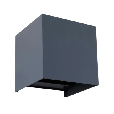 Abbildung von Lindby Smart LED Außenwandlampe Dara grau eckig CCT RGB Tuya