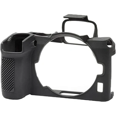 Abbildung von easyCover Silikon Kameratasche Schutz für Ihre Kamera Nikon Z50 Schwarz