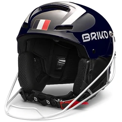 Abbildung von Briko Unisex Erwachsene Helm Helmet, Shiny Tangaroa Blue White, 60