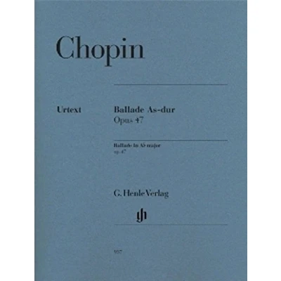 Abbildung von Ballade As dur op. 47: Besetzung: Klavier zu zwei Händen (G. Henle Urtext Ausgabe)
