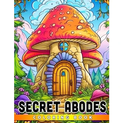 Abbildung von Secret Abodes Coloring Book: Cute Adorable Critters, Whimsical Garden With Creative And Amazing Designs For Teens, Adults Relieving Stress &amp; Relaxation