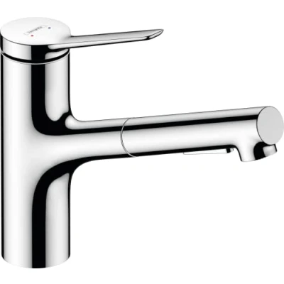 Abbildung von hansgrohe Küchenarmatur &quot;Zesis M33&quot;, 150 Ausziehbrause 2 Strahlarten