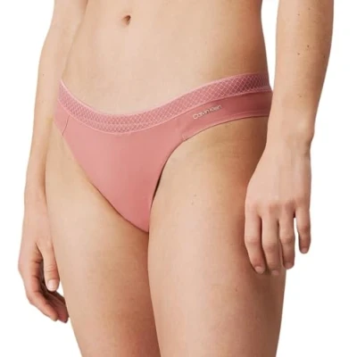 Abbildung von Calvin Klein Underwear Thong String, Damen, Größe: Large, Red grape