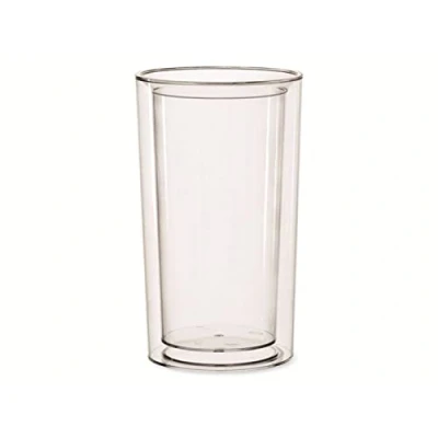 Abbildung von APS 36063 Flaschenkühler &quot;PURE&quot;, Ø außen 13,5 cm/innen 10,5 cm, Höhe 23 doppelwandig, Kunststoff (SAN), glasklar, Made in Germany