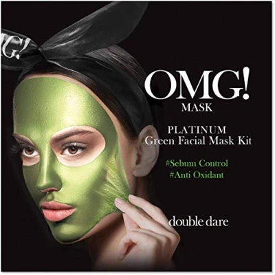 Abbildung von Double Dare Maske OMG! Platina Platinum Green Facial Mask Kit