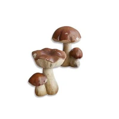Abbildung von Mirabeau Dekoobjekt Deko Pilz 2er Set Beenie braun
