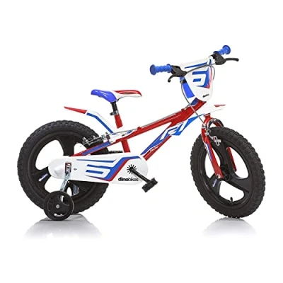 Abbildung von Dino Kinderfahrrad &quot;Mountainbike&quot;, 1 Gang, mit Stützrädern, Frontschild und coolen Schutzblechen