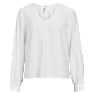 Abbildung von Object Bluse, Damen, Größe: 34, Cloud dancer