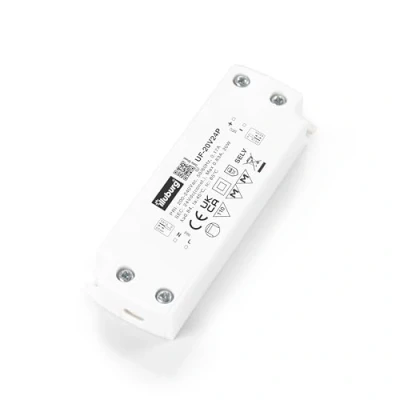 Abbildung von illuburg LED Trafo 24V 20W Flach Flackerfrei Geräuschlos für G4 GU5,3 Streifen Möbel Verdeckte Montage Netzteil Treiber Vorschaltgerät Driver Power Supply