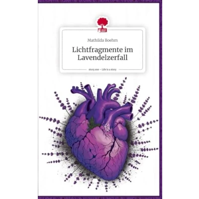 Abbildung von Lichtfragmente im Lavendelzerfall. Life is a Story story.one