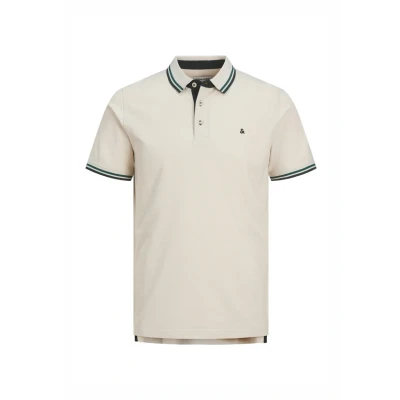 Abbildung von Jack &amp; Jones Epaulos NOOS Poloshirt, Herren, Größe: Small, Moonbeam