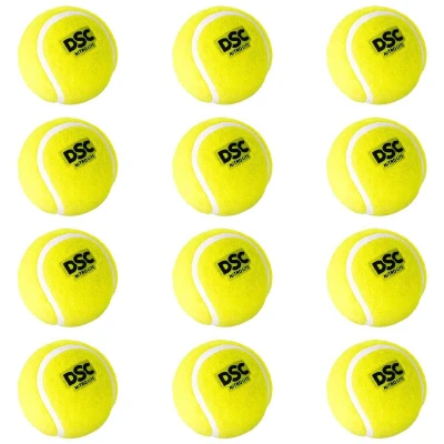 Abbildung von DSC Nitro Light Tennisball aus Gummi Farbe: Gelb 12er Pack