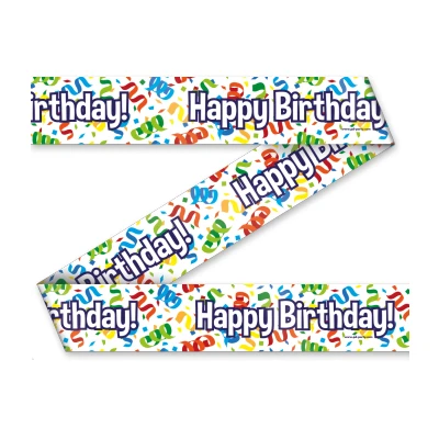 Abbildung von Happy Birthday Cartoon Tape 12 Meter