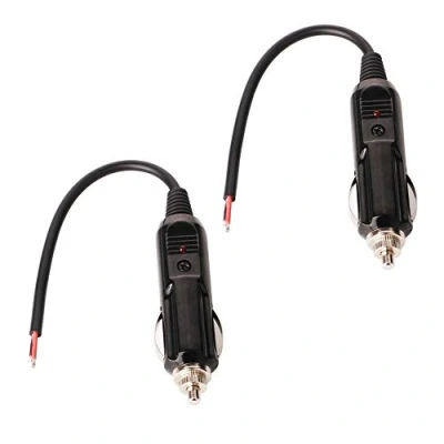 Abbildung von GTIWUNG 2Pcs Zigarettenanzünder Stecker, 12V Autostecker, KFZ Stromversorgung Kordel für tragbare DVD Player, Auto, LKW, Bus Kamera, Auto DVR