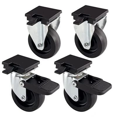 Abbildung von Ferplast Set Rder Atlas 50/60 Hundetransportbox Schwarz 4 Stck...