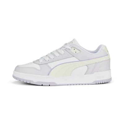 Abbildung von PUMA Unisex RBD GAME Low Top Trainers, WHITE VAPOR GRAY SPRING LAVENDER GOLD, 43 EU