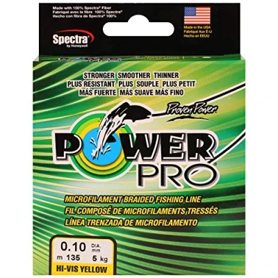 Abbildung von Powerpro Line 135m 0.19mm 13kg Hi Vis Yellow
