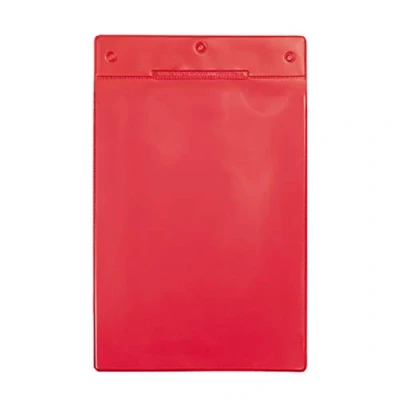 Abbildung von Tarifold Pro Kennzeichnungshülle A4 rot magnetisch PVC VE=10 Stück