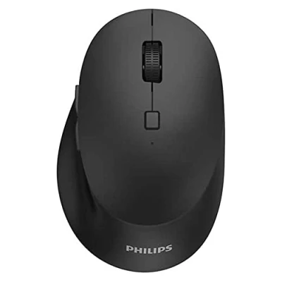 Abbildung von Philips SPK7507 kabellose Maus einstellbar bis 3200 DPI, 2.4GHz, geräuschearmes Klickerlebnis mit 6 Tasten, schwarz